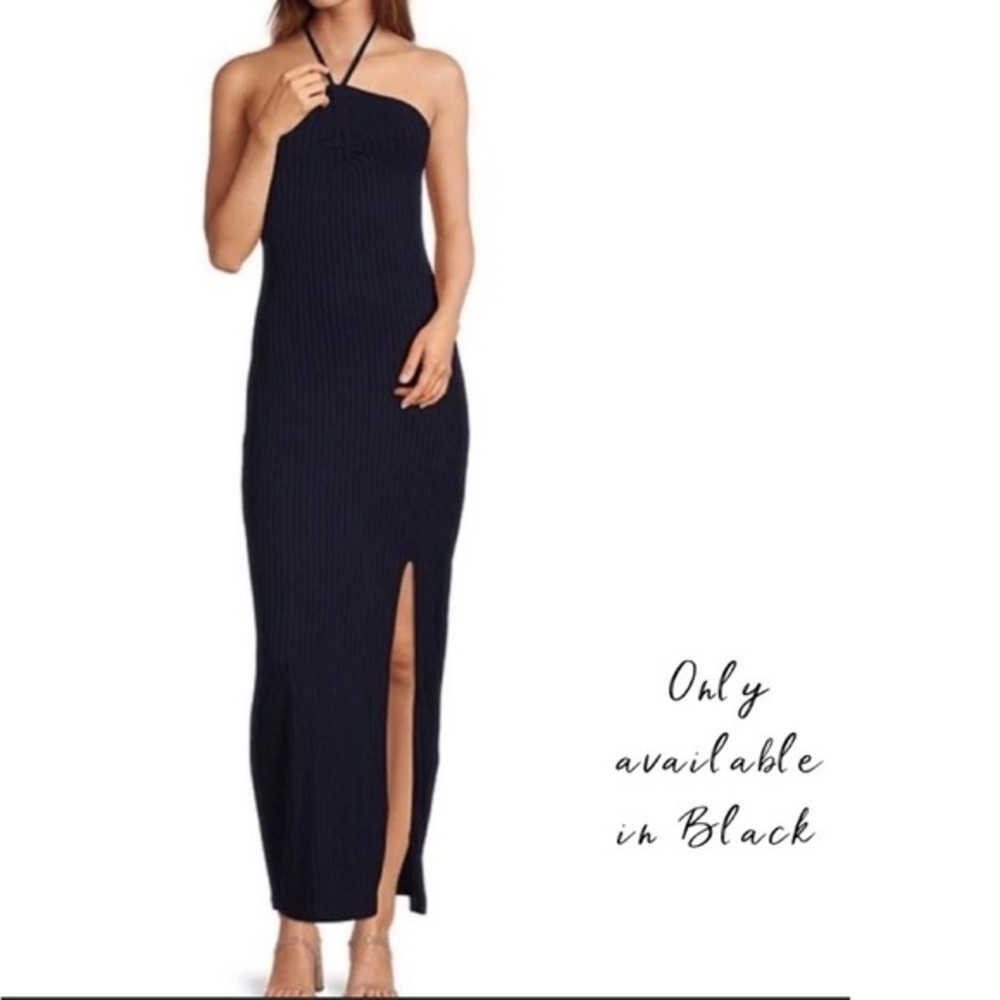 1.State Strapless Maxi Dress Black- S